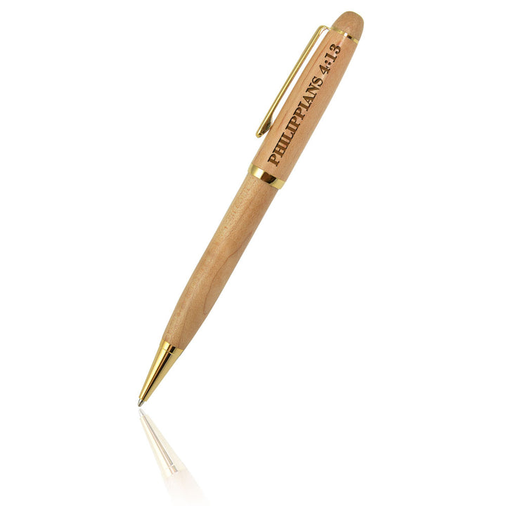 I can do all things Wooden Notepad & Pen Holder