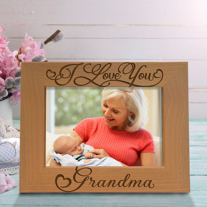 Grandma and Me, I Love You Grandma, Best Grandma WoodFrame
