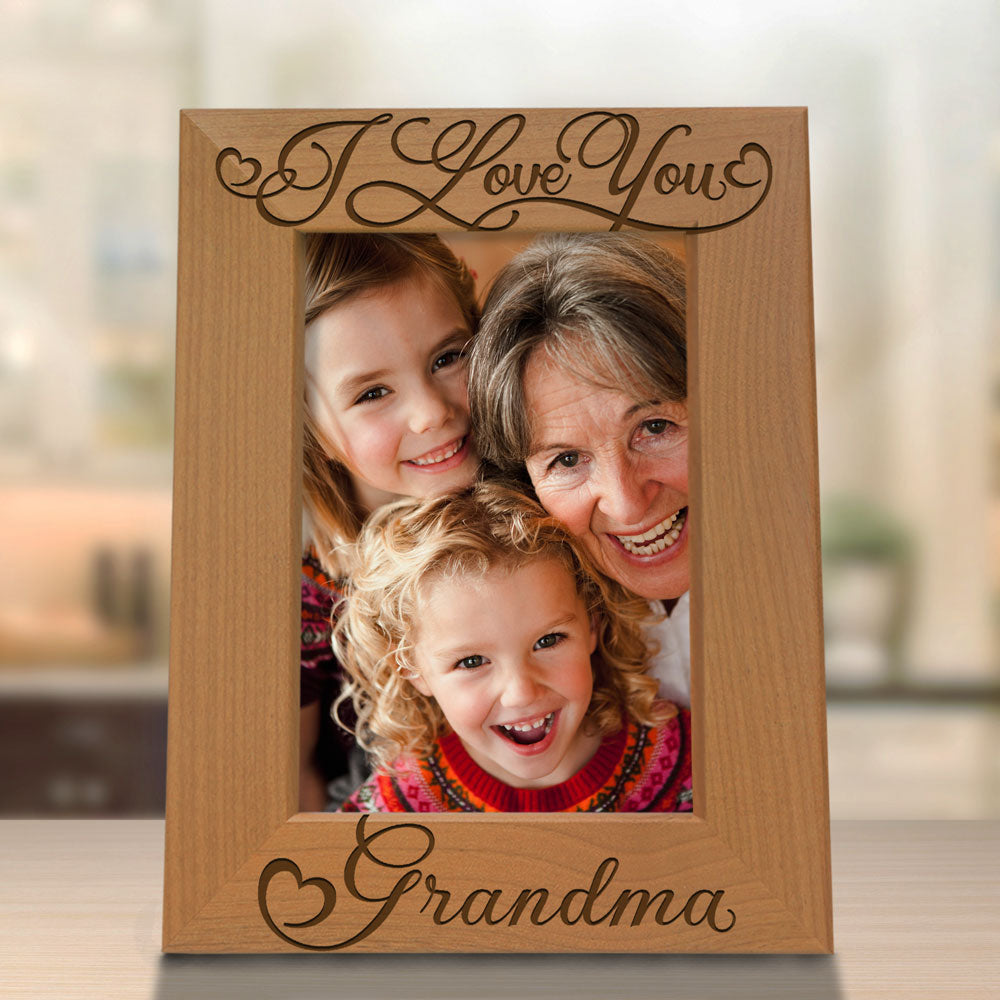 Grandma and Me, I Love You Grandma, Best Grandma WoodFrame