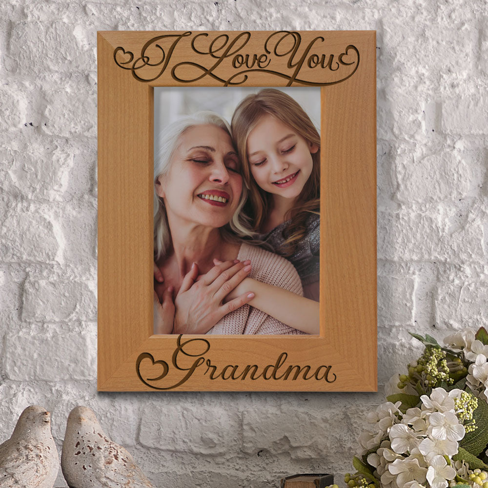 Grandma and Me, I Love You Grandma, Best Grandma WoodFrame