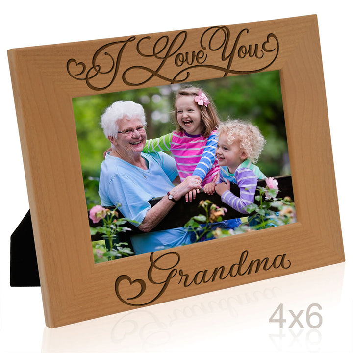 Grandma and Me, I Love You Grandma, Best Grandma WoodFrame
