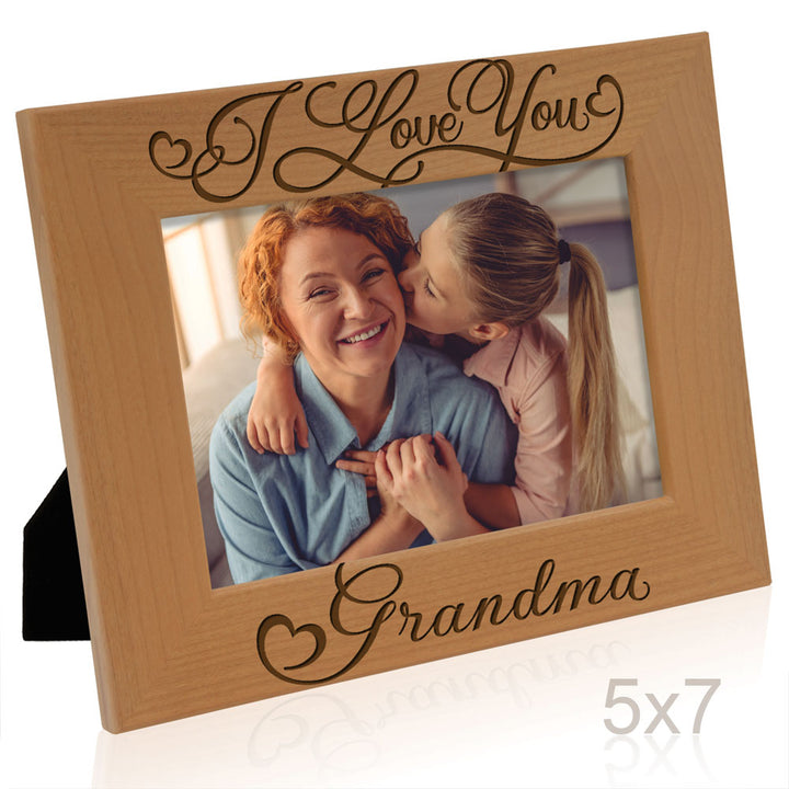 Grandma and Me, I Love You Grandma, Best Grandma WoodFrame