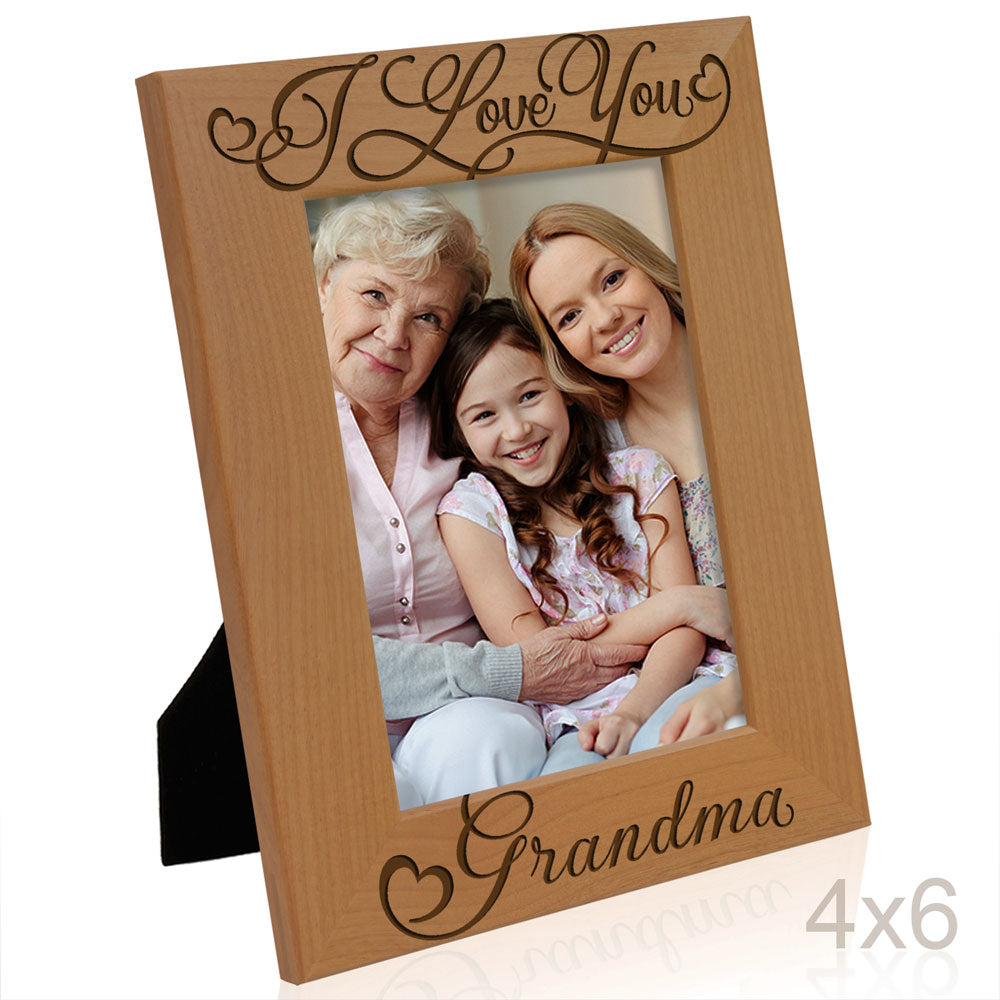Grandma and Me, I Love You Grandma, Best Grandma WoodFrame