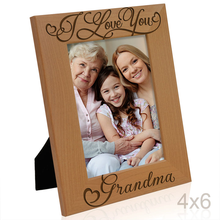 Grandma and Me, I Love You Grandma, Best Grandma WoodFrame
