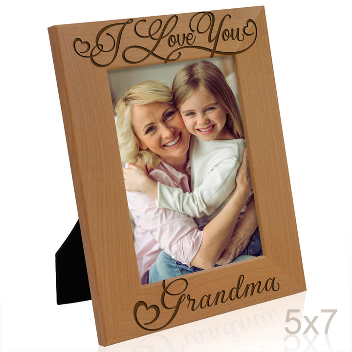 Grandma and Me, I Love You Grandma, Best Grandma WoodFrame
