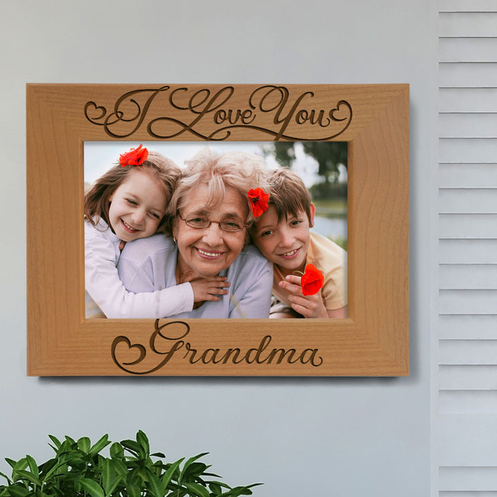Grandma and Me, I Love You Grandma, Best Grandma WoodFrame