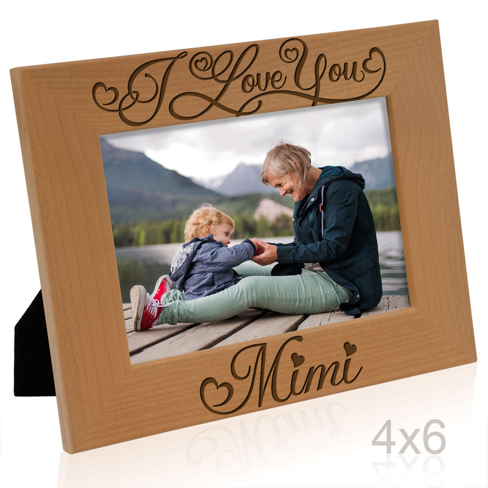 I Love You Grandpa  & Me Wood Frame