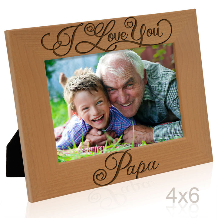 I Love You Grandpa  & Me Wood Frame