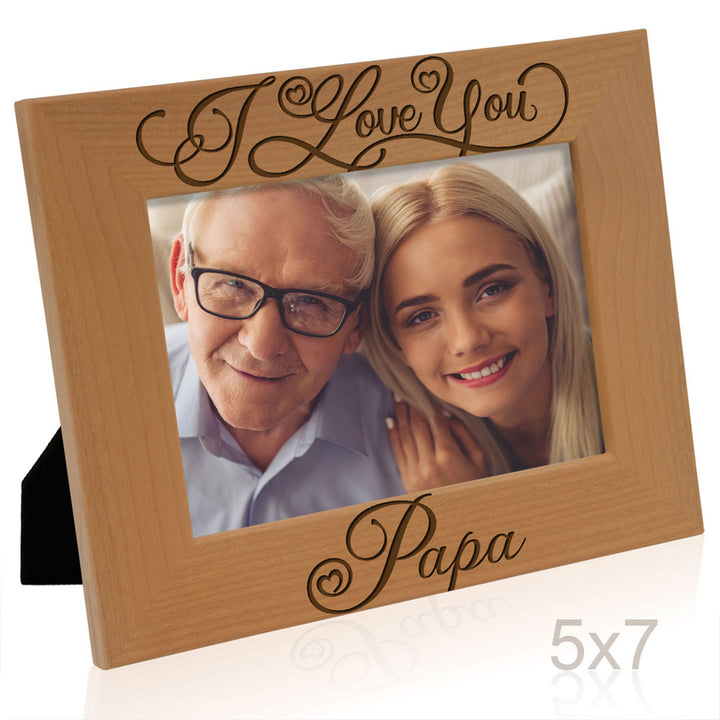 I Love You Grandpa  & Me Wood Frame