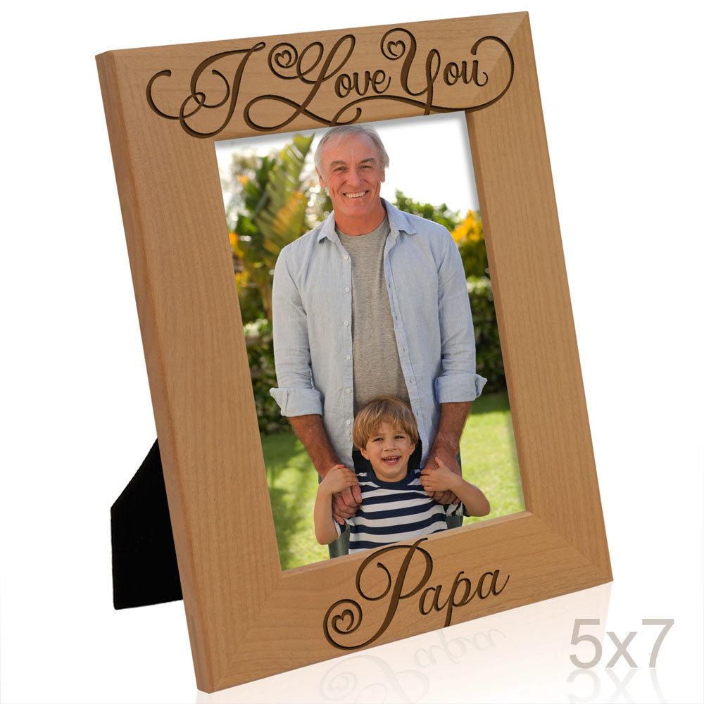 I Love You Grandpa  & Me Wood Frame