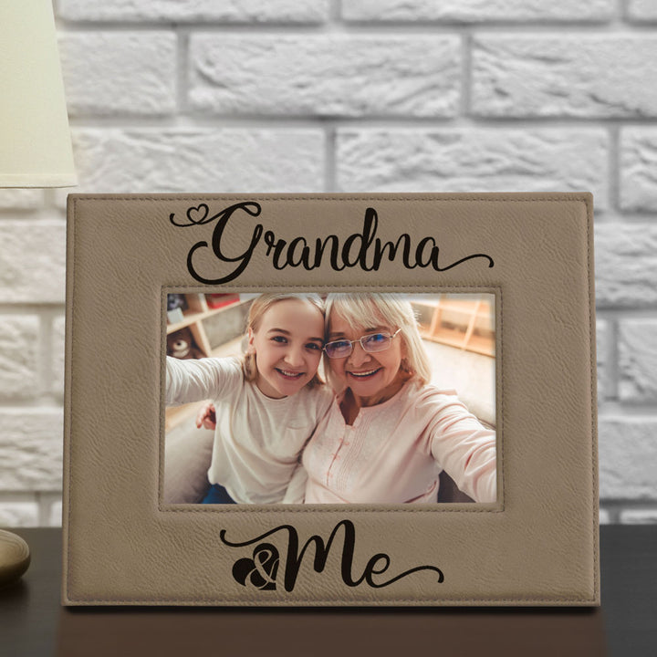 Grandma and Me Leather Frame