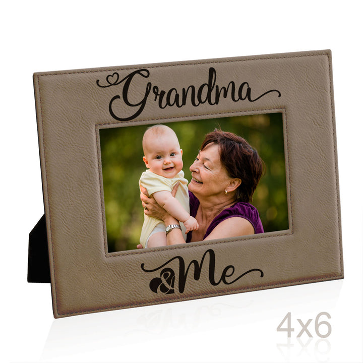 Grandma and Me Leather Frame