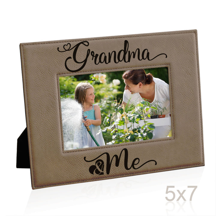 Grandma and Me Leather Frame