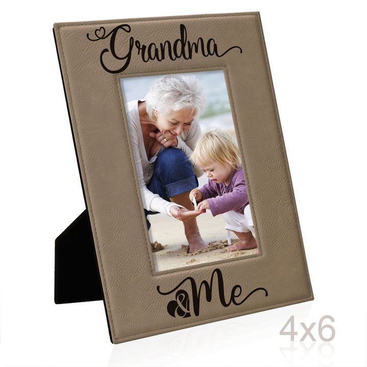 Grandma and Me Leather Frame