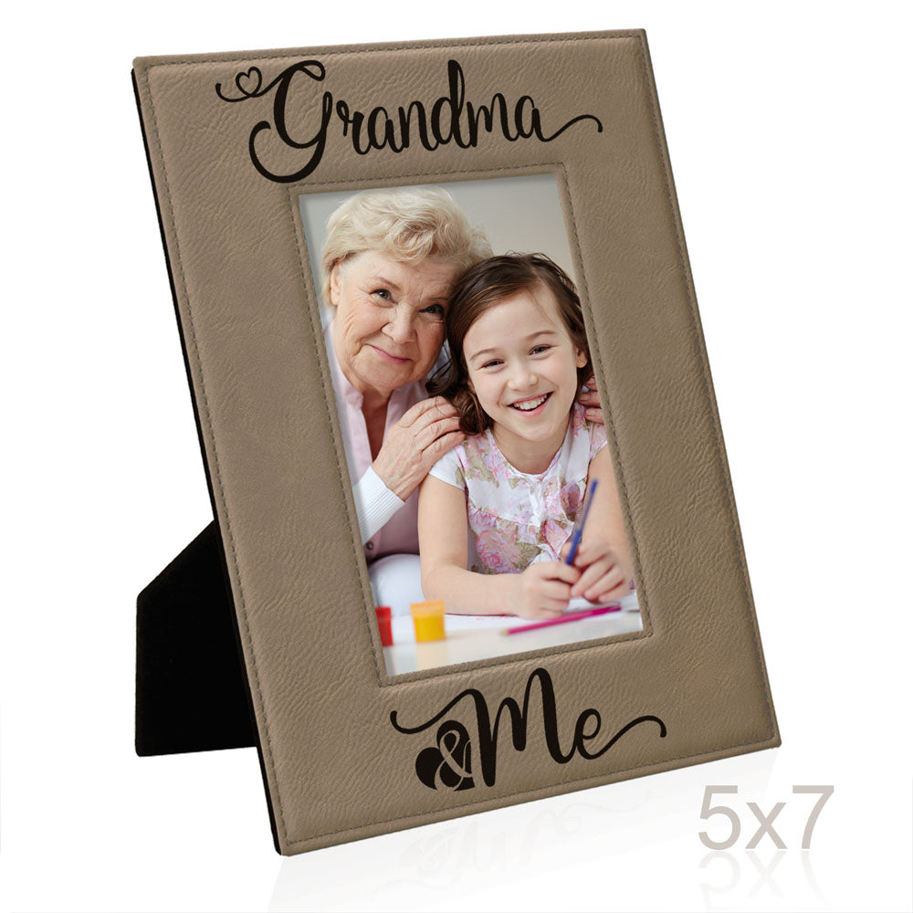 Grandma and Me Leather Frame