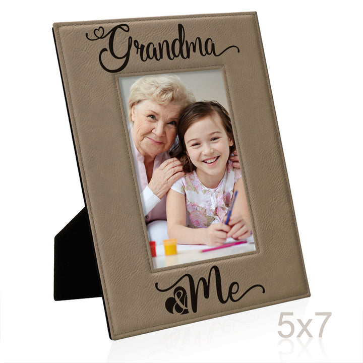 Grandma and Me Leather Frame