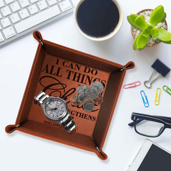 I can do All Things Leather Tray