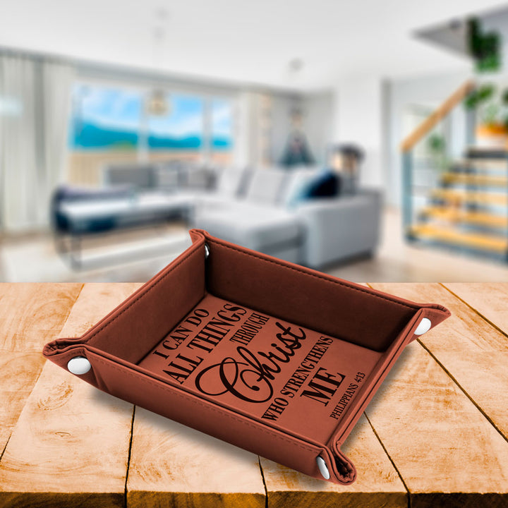 I can do All Things Leather Tray