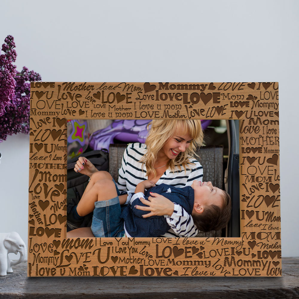 I Love You Mom Mother's Day Frame