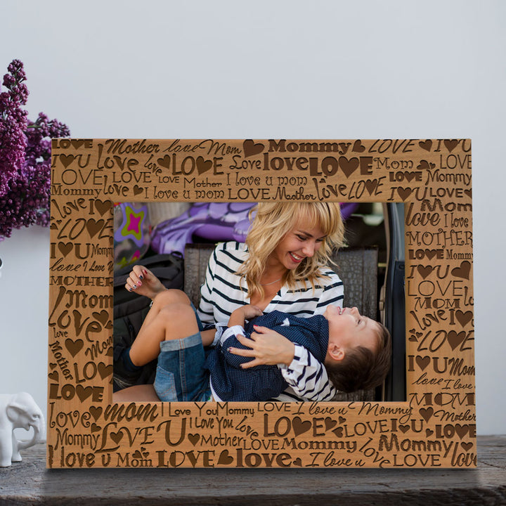 I Love You Mom Mother's Day Frame