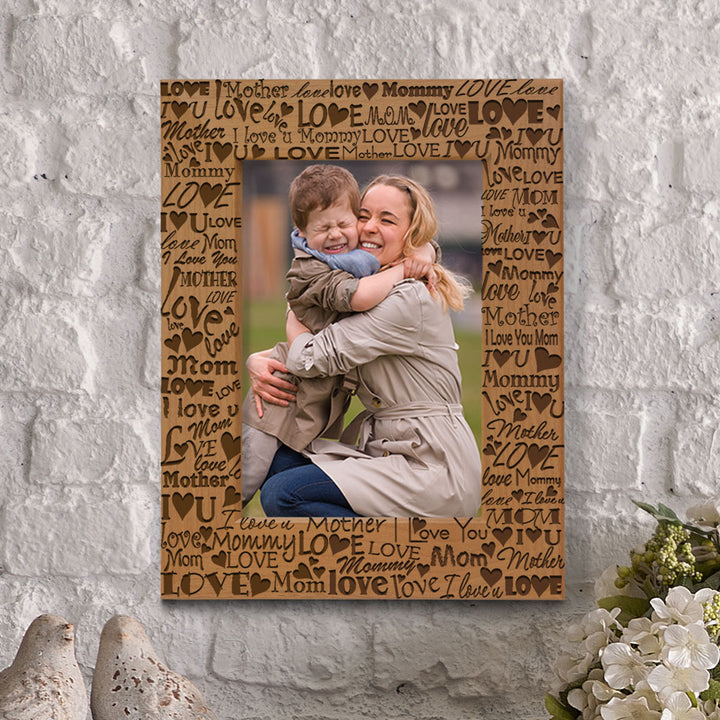 I Love You Mom Mother's Day Frame