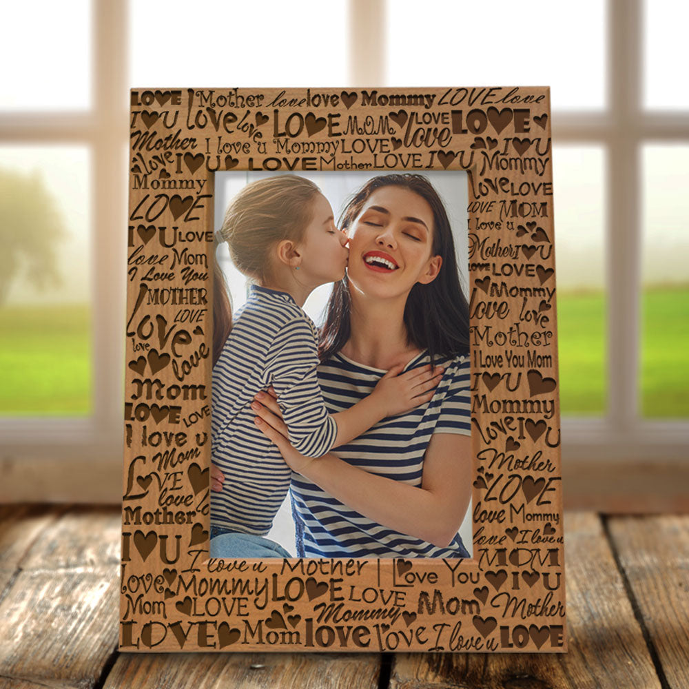I Love You Mom Mother's Day Frame