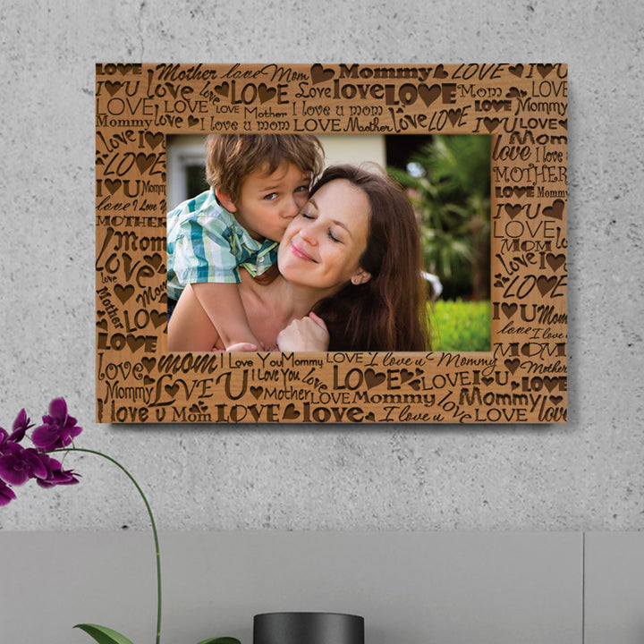 I Love You Mom Mother's Day Frame