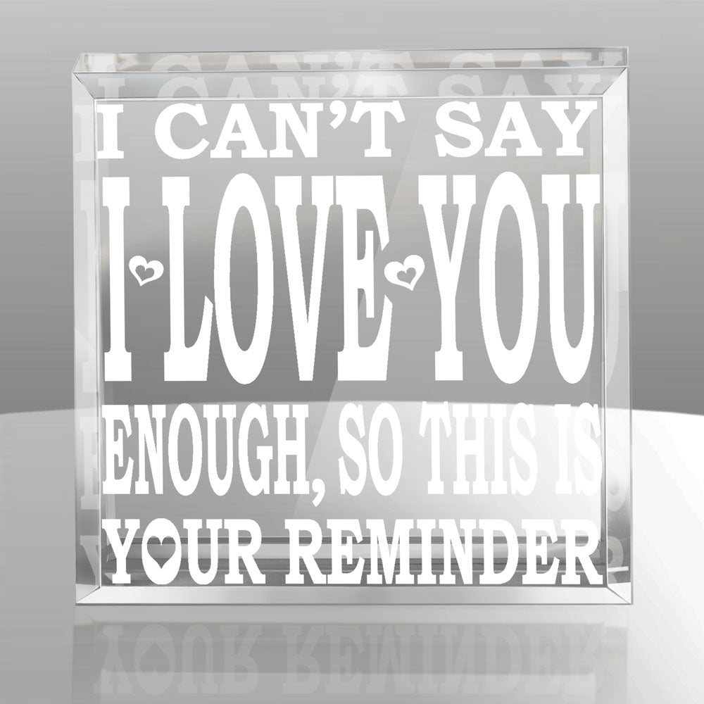 Love Keepsake and Paperweight