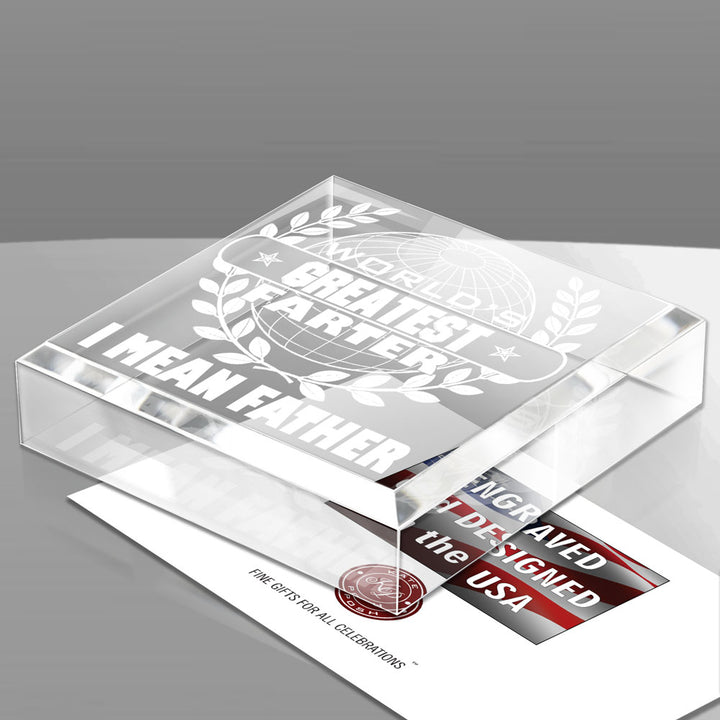 World's Greatest Farter Father Keepsake and Paperweight
