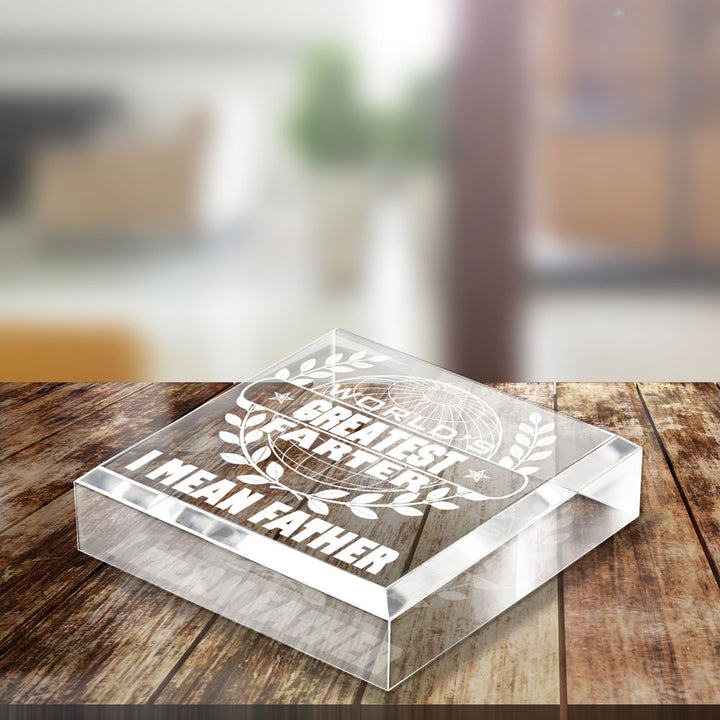 World's Greatest Farter Father Keepsake and Paperweight