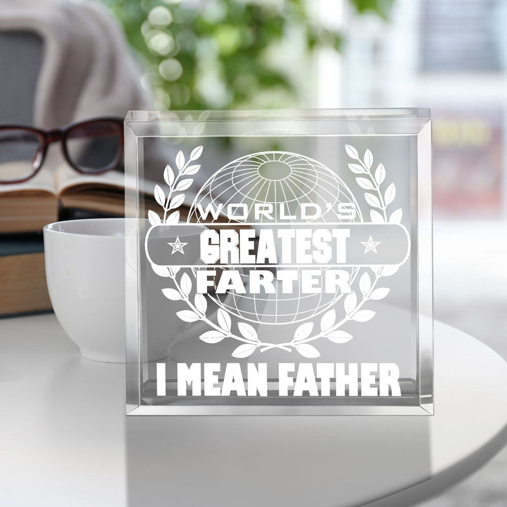 World's Greatest Farter Father Keepsake and Paperweight