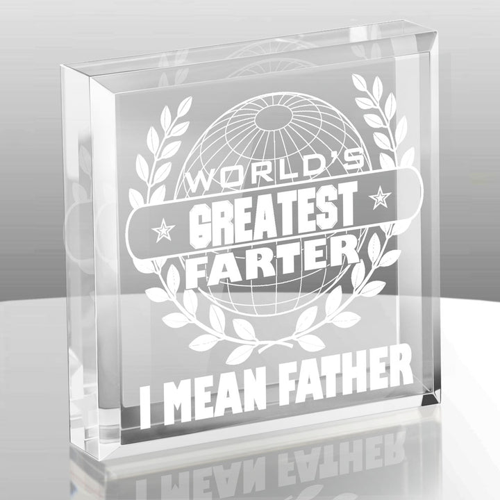 World's Greatest Farter Father Keepsake and Paperweight