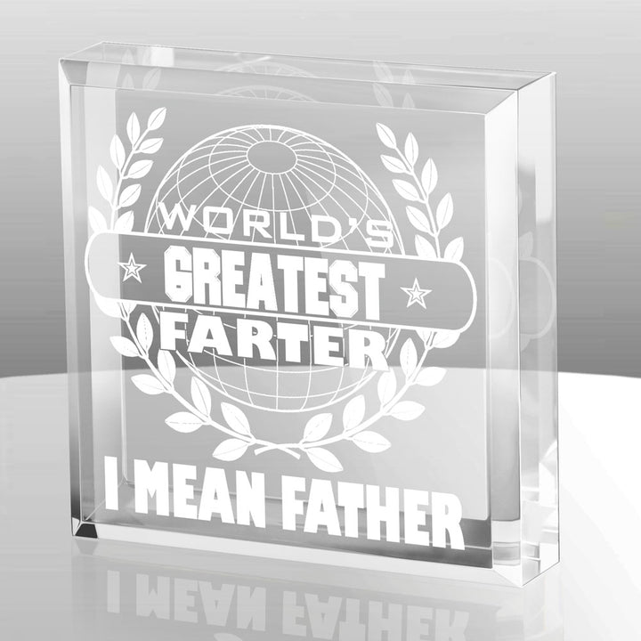 World's Greatest Farter Father Keepsake and Paperweight