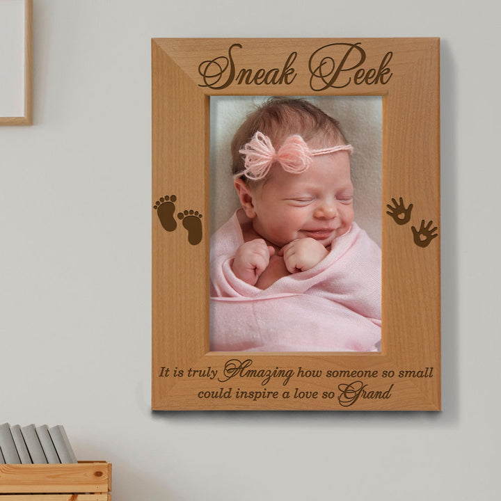 Sneak Peek Wood Frame