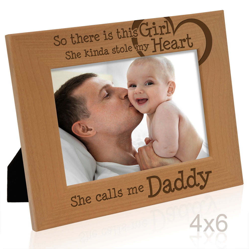 So This Girl Kinda Stole My Heart Wood Frame