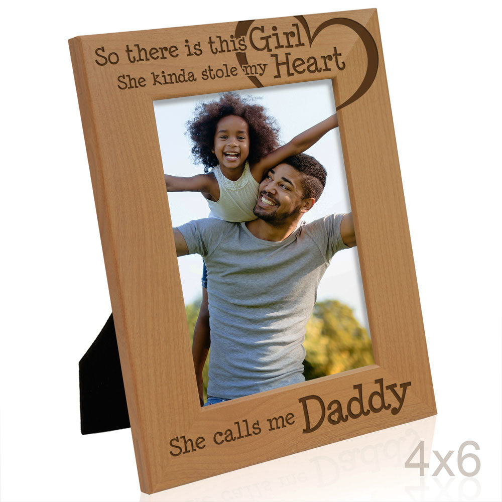 So This Girl Kinda Stole My Heart Wood Frame