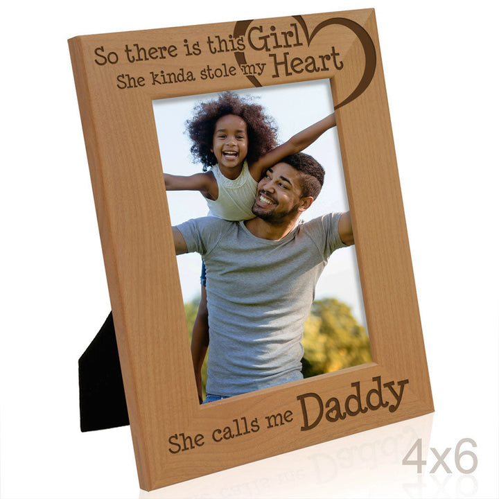 So This Girl Kinda Stole My Heart Wood Frame