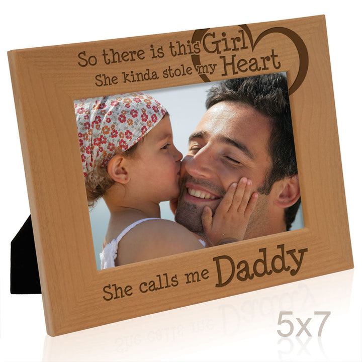 So This Girl Kinda Stole My Heart Wood Frame