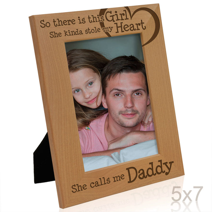 So This Girl Kinda Stole My Heart Wood Frame