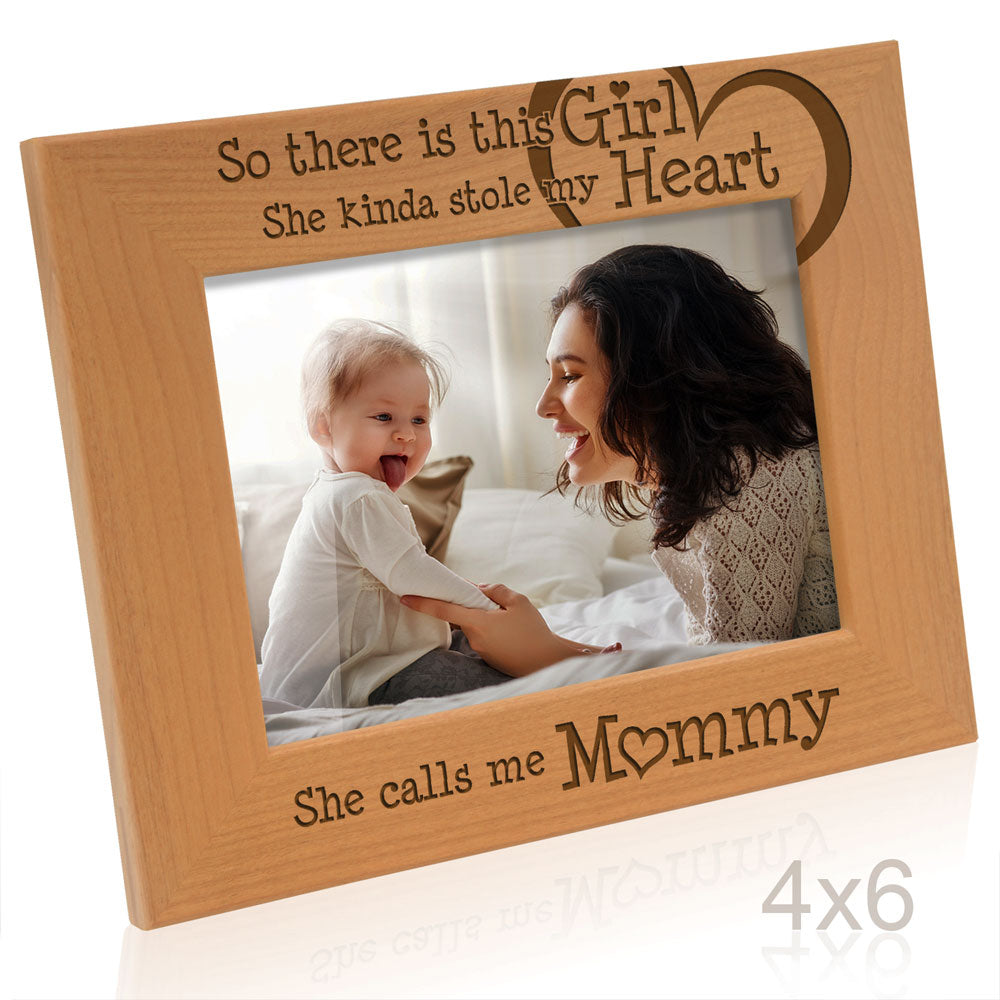 So This Girl Kinda Stole My Heart Wood Frame