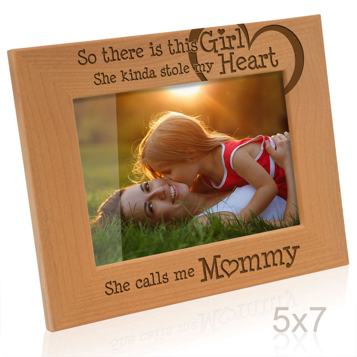 So This Girl Kinda Stole My Heart Wood Frame