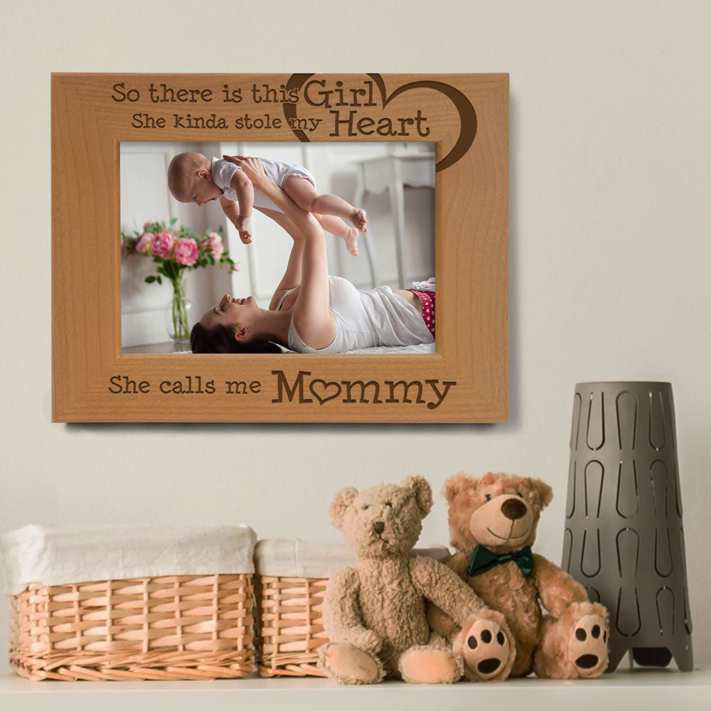 So This Girl Kinda Stole My Heart Wood Frame