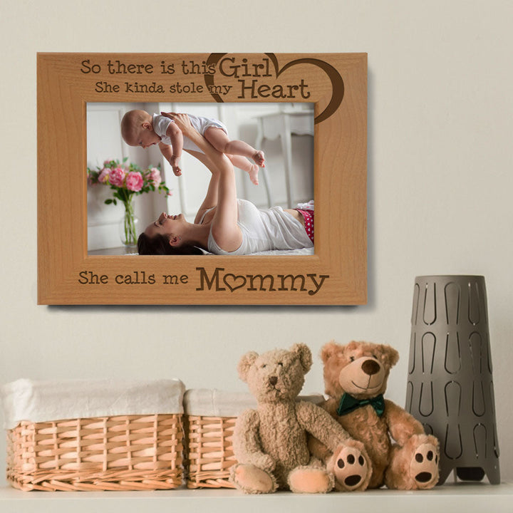 So This Girl Kinda Stole My Heart Wood Frame