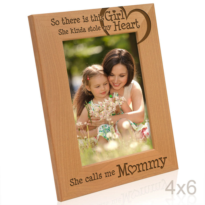 So This Girl Kinda Stole My Heart Wood Frame