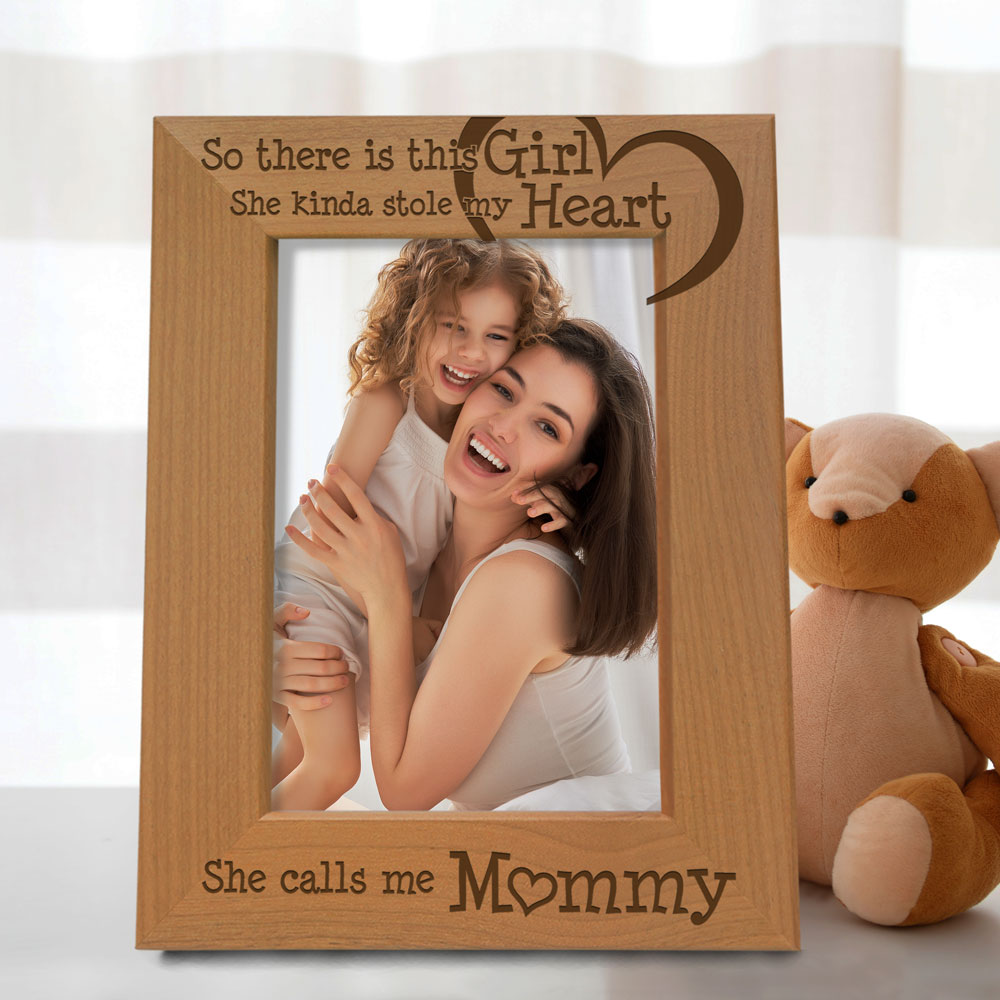So This Girl Kinda Stole My Heart Wood Frame