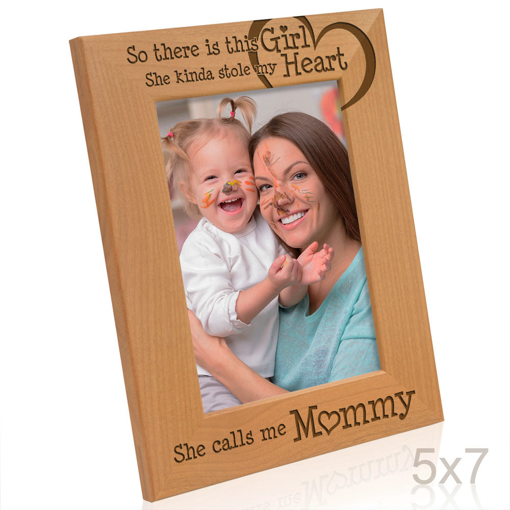 So This Girl Kinda Stole My Heart Wood Frame