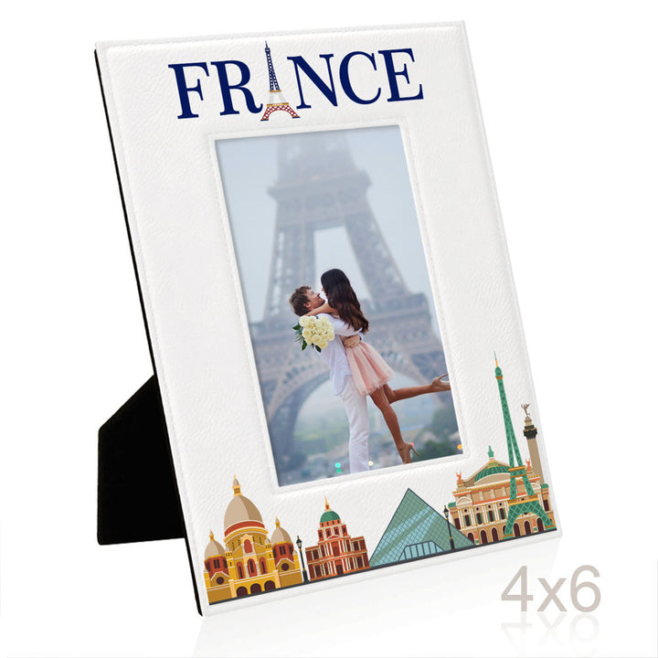 France Color Leather Frame