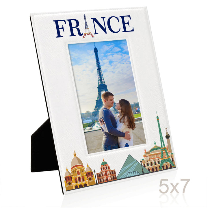 France Color Leather Frame