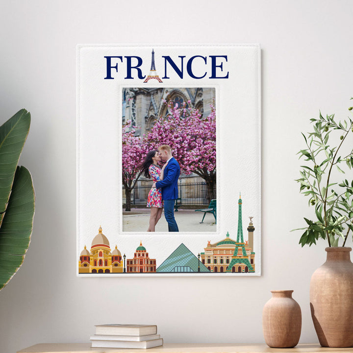 France Color Leather Frame