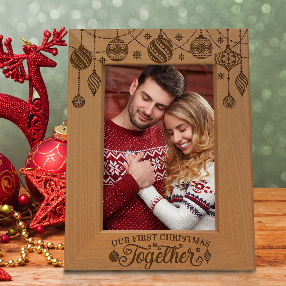 Our First Christmas Wood Frame